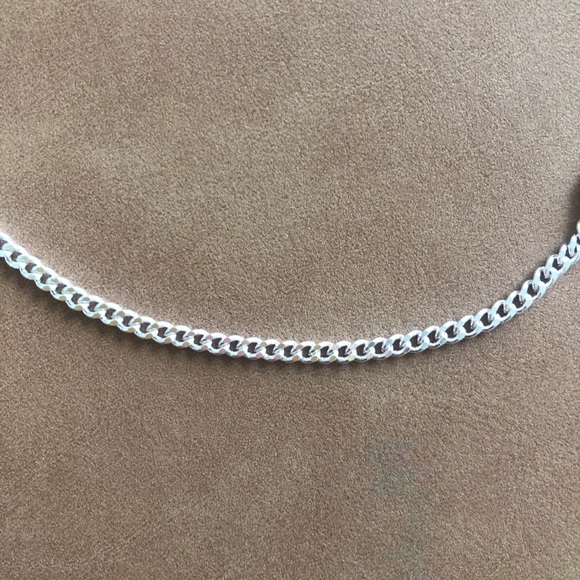Jewelry - Silver Cuban Chain Necklace